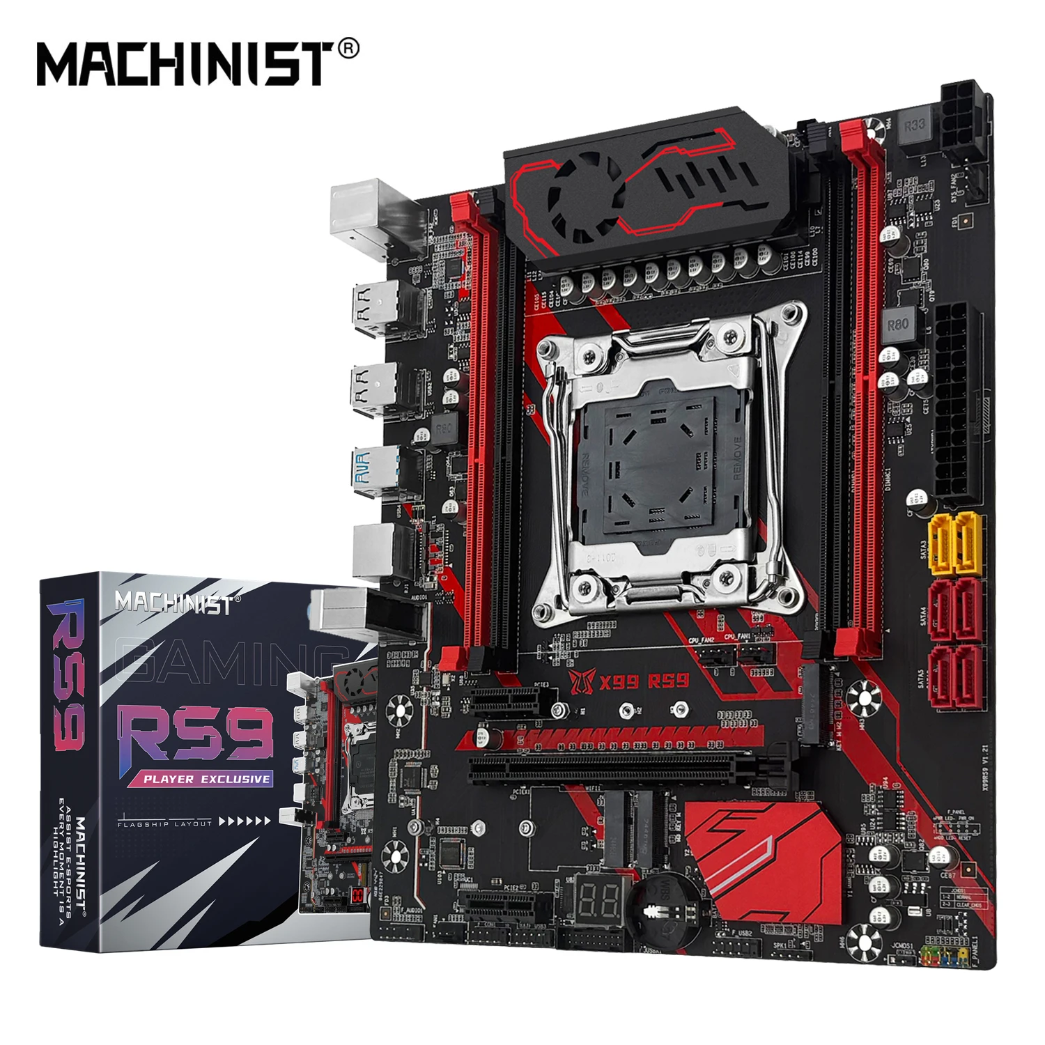 MACHINIST X99 RS9 マザーボードサポート Xeon E5 V3/V4 LGA
