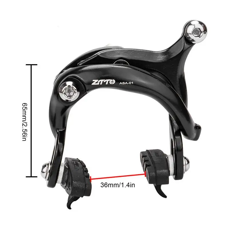 Bike Brake Caliper Brake Lever Set Aluminum Alloy C Brake Shoes Caliper For For Cycling Bicycle Part