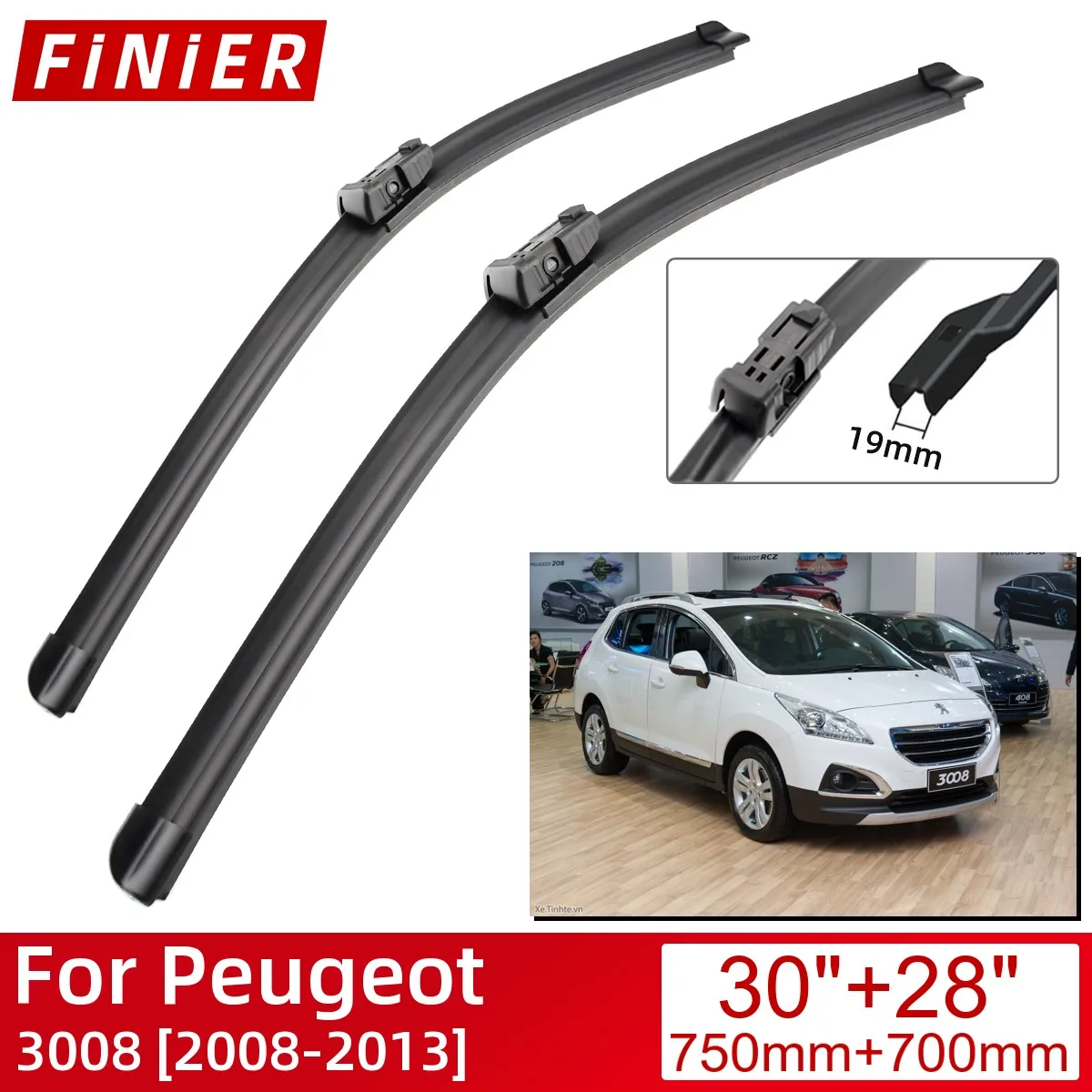 

Щетки стеклоочистителя для Peugeot 3008 2008-2013, 2013-2012