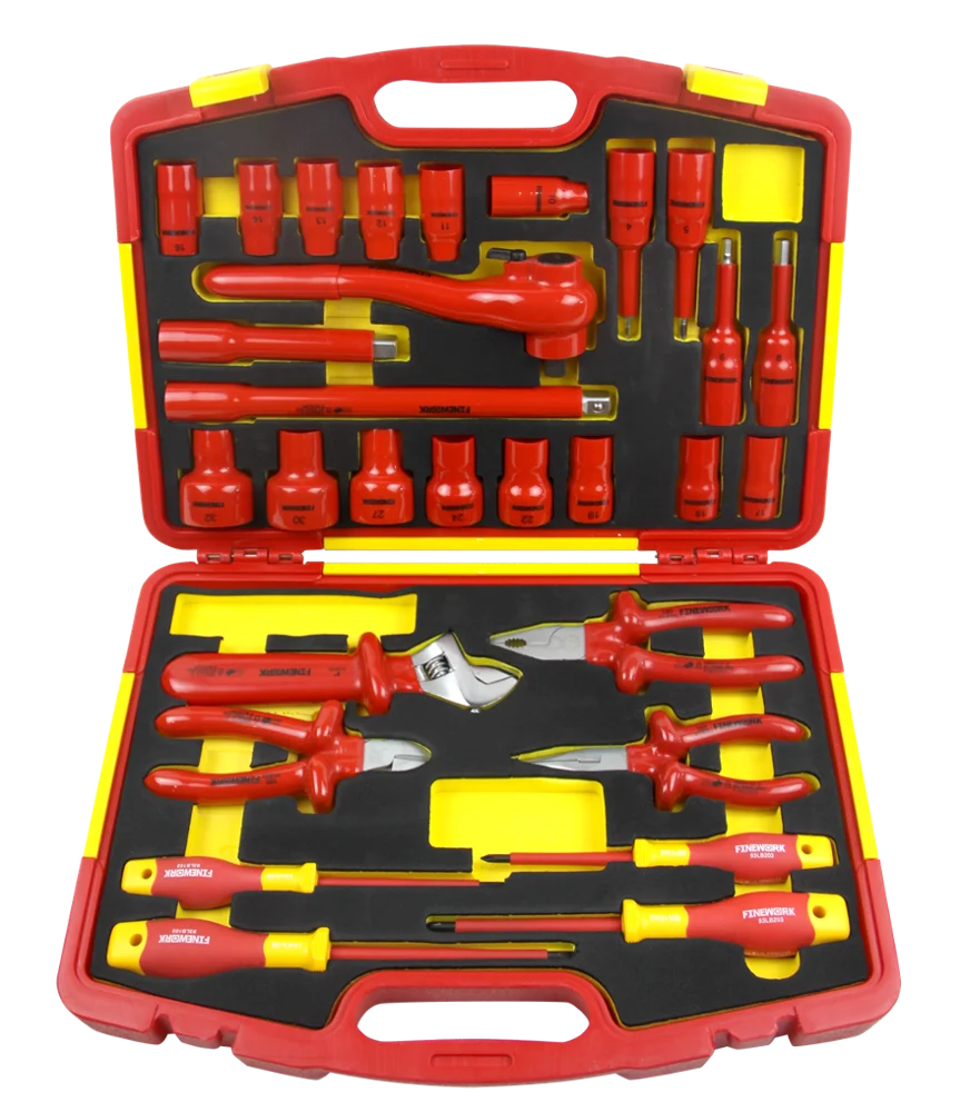 

99LB003 29 шт. VDE набор изолированных инструментов плоскогубцы vde инструменты 1000 В Изолированные плоскогубцы и отвертки