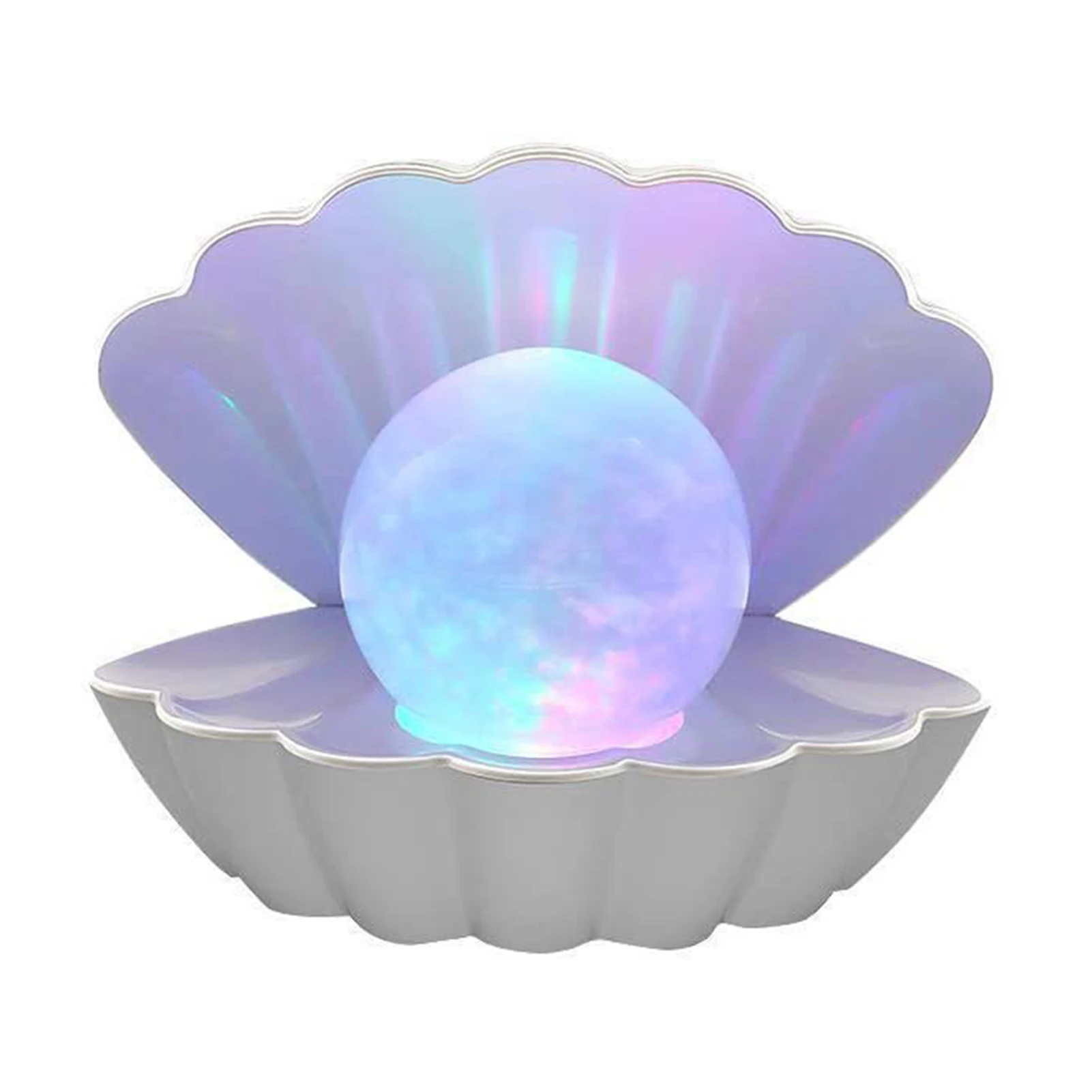 

Bedroom Desktop Kids Room Colour Changing Bedside Multifunctional LED Portable Relaxing Clam Shell Lamp Table Mood Gift