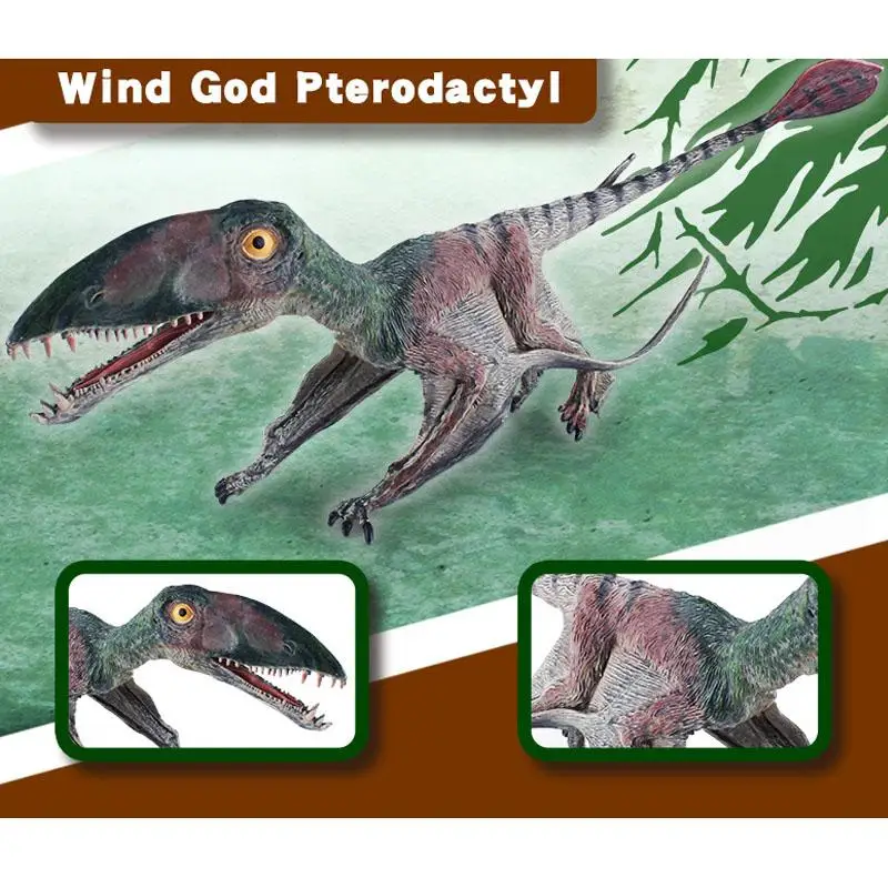 Higherbros Pterosaur Flying Dinosaur Toys Pterodactyl Figure Dinosaur  Figurine Toys Great for Birthday Gift for Kids- Large Size