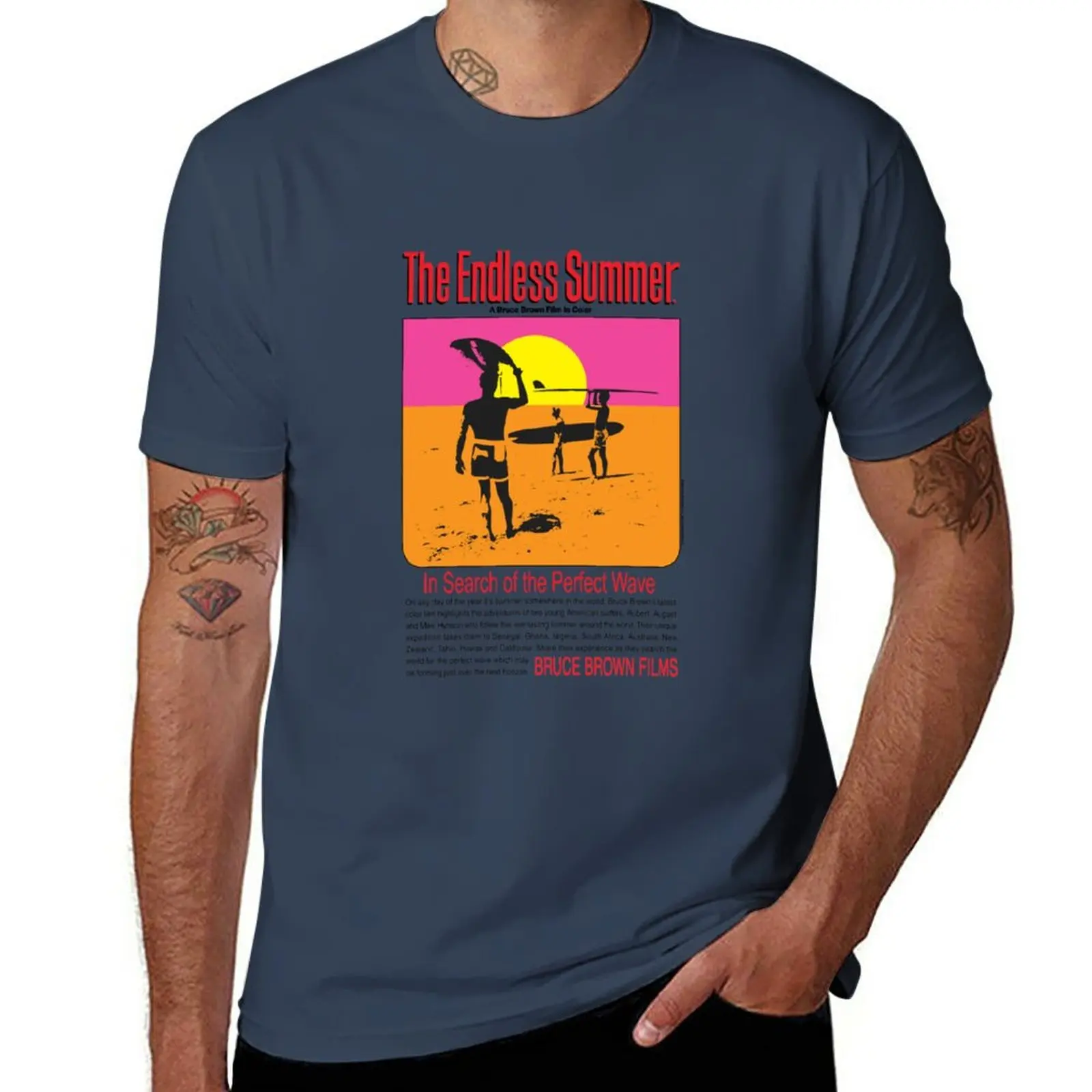 

The Endless Summer Original Movie Poster T-Shirt tees vintage clothes boys whites customizeds T-shirt men