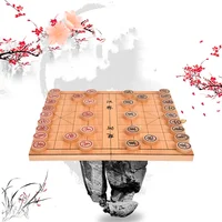 High quality Chinese Chess A traditional board game foldable travel chess, suitable for adults and children 1