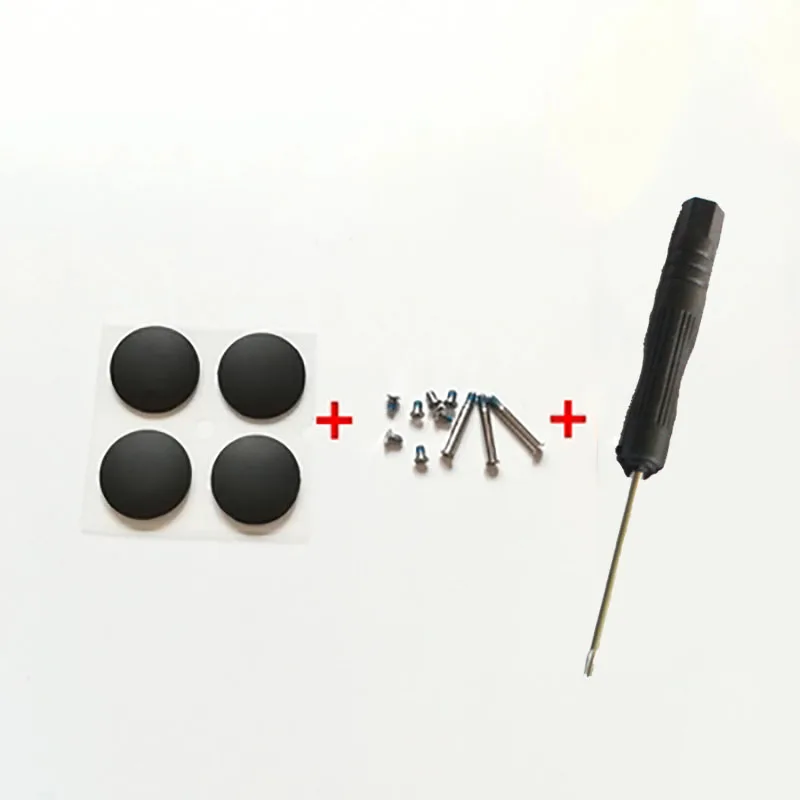 Nuovo 4 Pz/Lotto Per A1278 A1286 A1297 Copertura Inferiore In Gomma Piedi Kit Piedi + Set Viti + Strumento Per Macbook Pro 13 "15" 17"