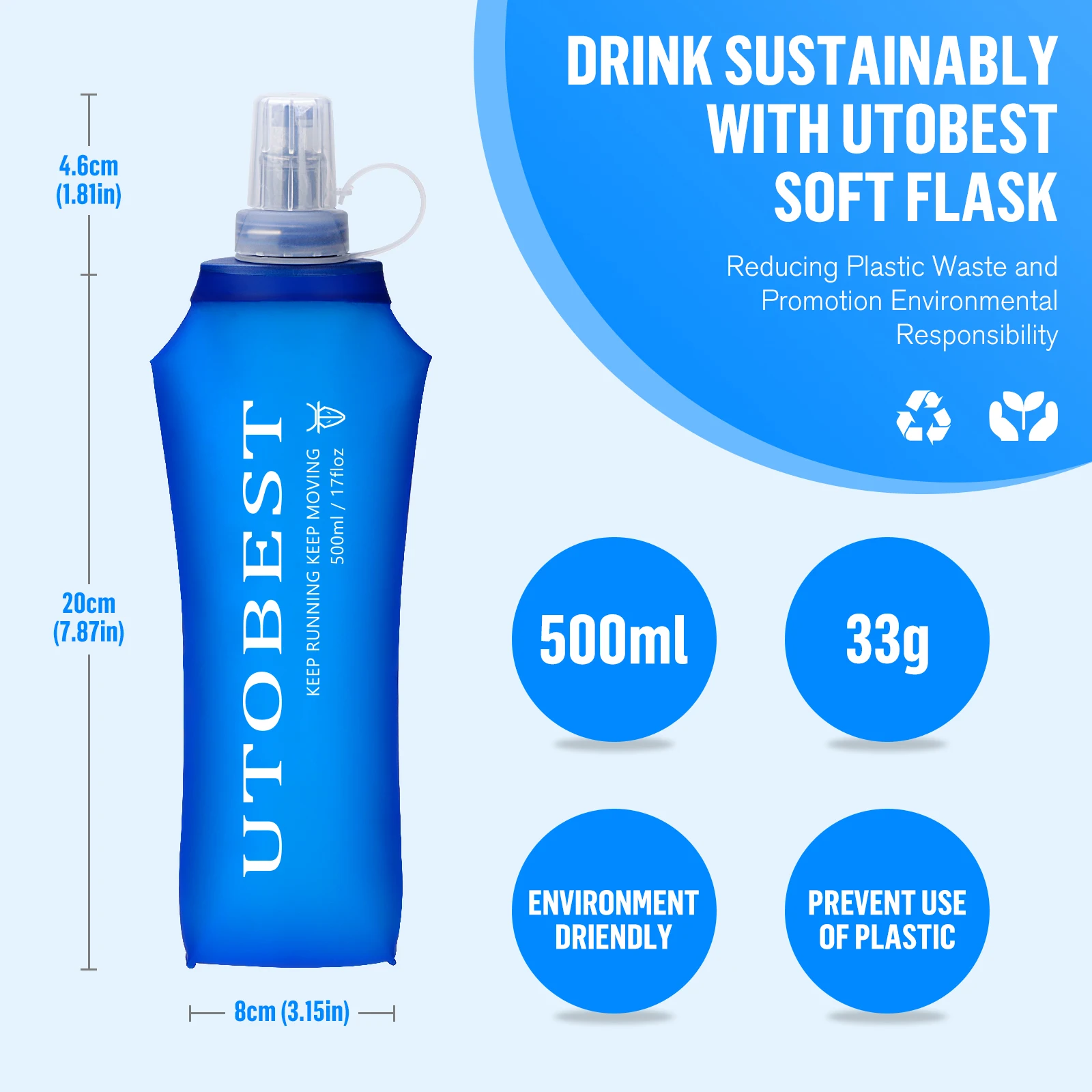  slider image of UTOBEST 250ml 350ml 500ml