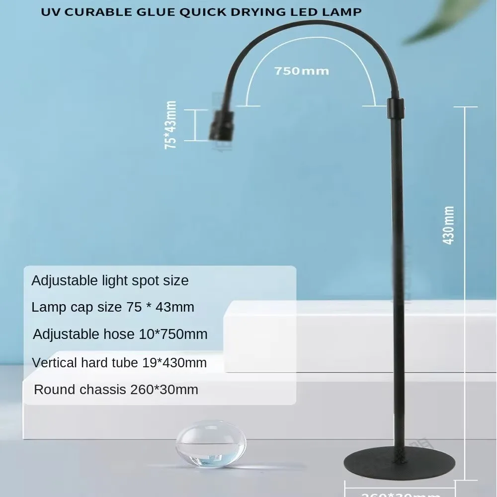 USB UV Colloidal Curing Lamp Focus adjustment Manicure Nail Dryer Curing Lamp Eyelashes and Eyebrows Grafting Glue