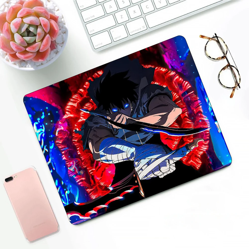 Solo Leveling Anime Mouse Pad - Large Gaming Desk Mat With Non - View #4