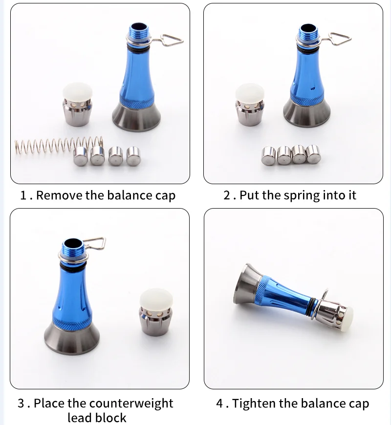 Kawa Fishing Spinning Reel Stand Suit For S And D Reel Alloy Balance Equipped DIY Handle Accessory Weight 5.7g Length 48mm