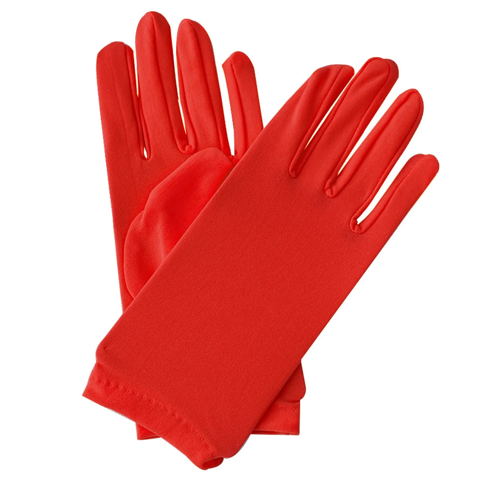 Woman Gloves Work Gloves Milk Silk Gloves Solid Color Non-Slip Household Gloves Breathable Serving Waiters Mittens - 2