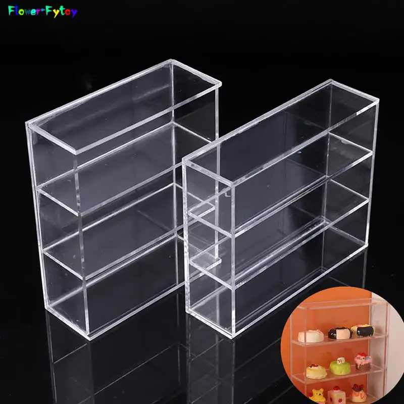 

1:12 Dollhouse Miniature Multi-layer Rack Shelves Storage Shelf Slanted Shelf Kitchen Bathroom Model Decor Toy Display Stand