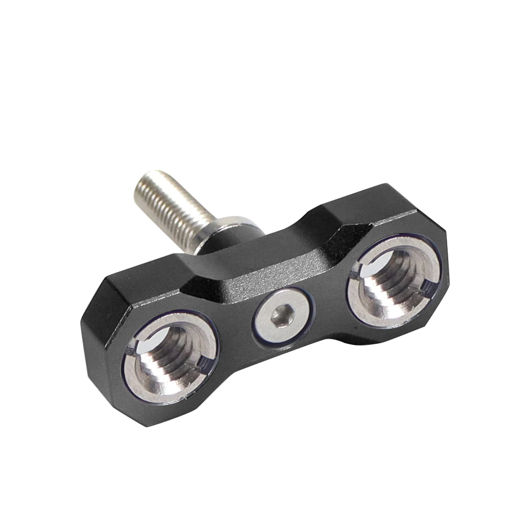 Magic Arm 360 Rotation Double Ball Head with Arri Pin 1/4 3/8 Screw Adapter for