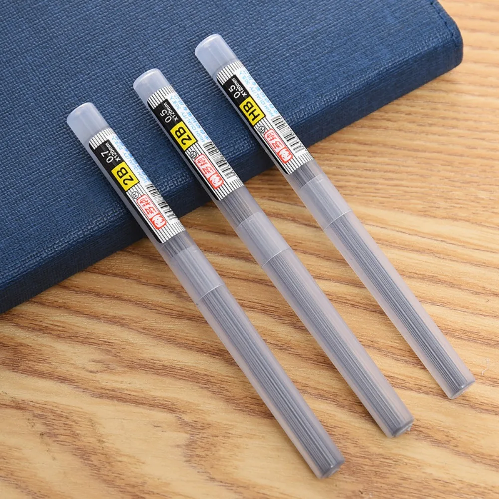 5 Pack/set Automatic Pencil Refill Black 2B/HB/2H Mechanical Pencil Refill Student Supplies Writing Stationery Lead Refill 3
