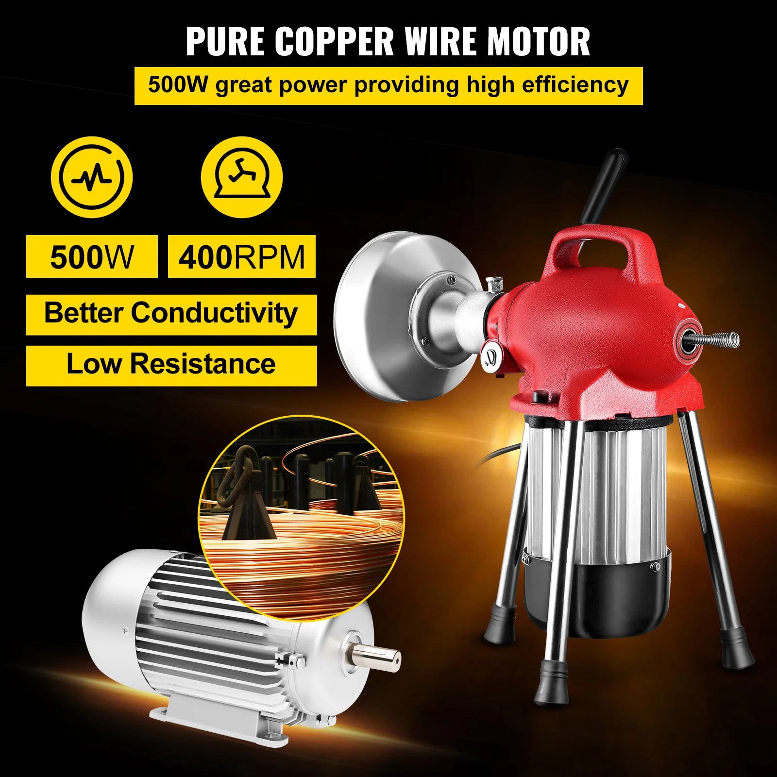 Automatic Dredge Machine Electric Pipe Dredging Sewer Tools Professional Clear Toilet Blockage Drain Cleaning Machine