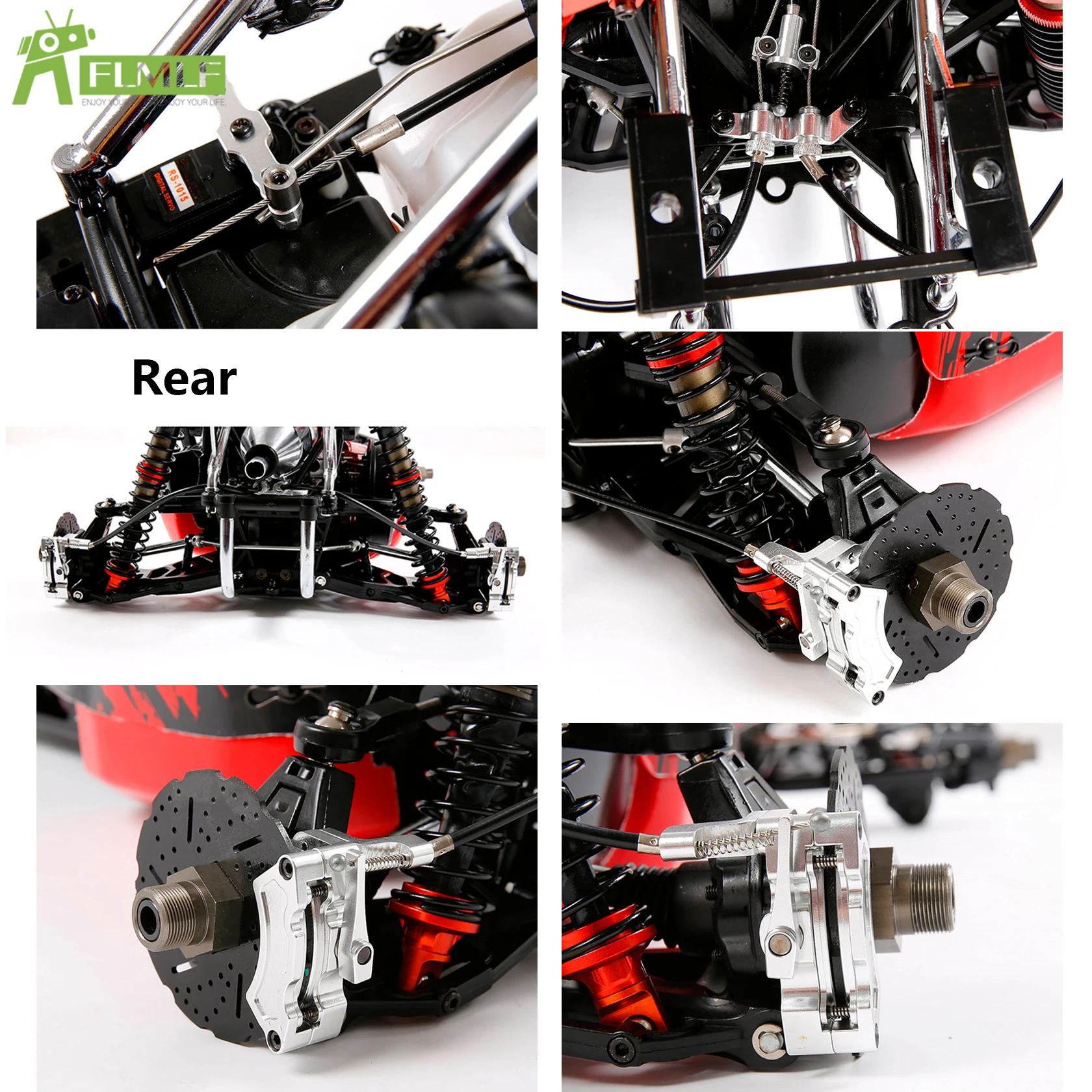 Kit De Freno Cnc Para 1/5 Hpi Rovan Km Baja | Cuotas sin interés