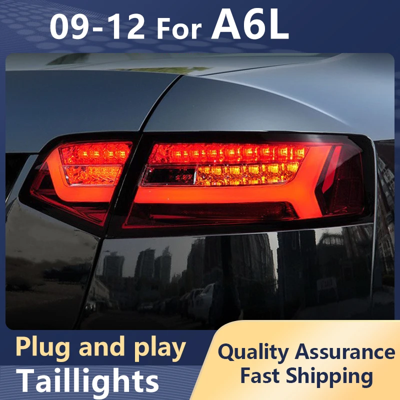 

Car Styling Taillight For AUDI A6L 2009-2012 LED DRL Dynamic Turn Signal Brake Reversing Tail Lights Auto Accessories