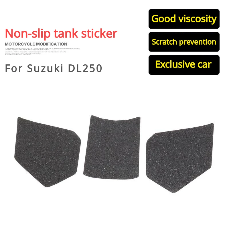 For Suzuki DL250 Motorcycle fuel tank pad protection sticker Fuel Tank Side Protection Sticker
