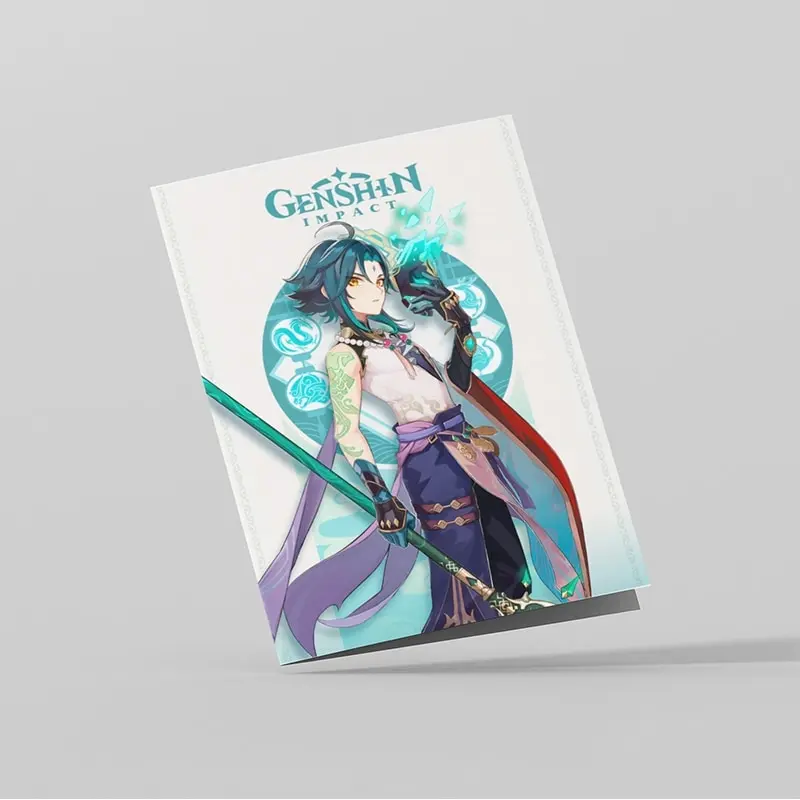 Рисунок 4 - Обложка на паспорт аниме Genshin Impact