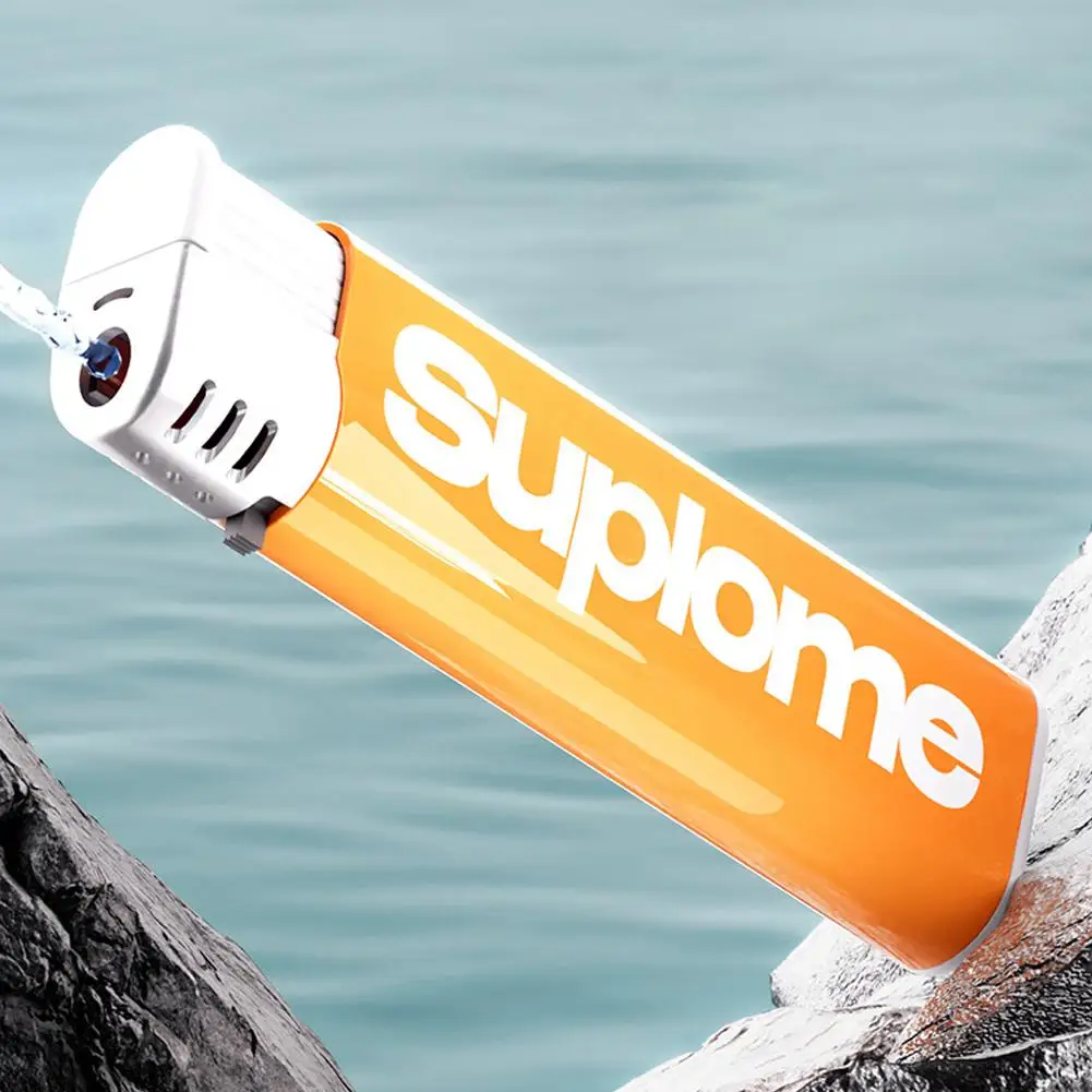 Funny Lighter Water Gun Gadgets Trick Or Treat Prank Kids Toy Stress Release Toy Press To Spray Water For Party Favors Gift