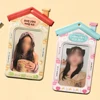1Pcs Photocard Holder, Cute Cartoon ID Credit Card Holder with Keychain Hard Shell Protective Photo Sleeves 5