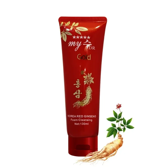 130ml Korean Red Ginseng Cleanser Deep Cleansing Moisturizing Brightening Anti-acne Balancing Oil face wash face cleanser 6