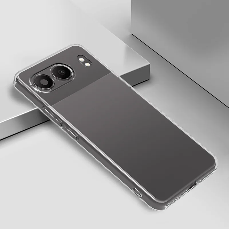 Ultra-Slim Transparent Soft TPU Phone Case - Clear Protective Cover