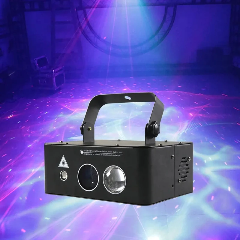 DJ 파티 조명 별이 빛나는 하늘 RGB 오로라 별이 빛나는 별 물결, 레이저 조명 프로젝터, Dmx512 라이트 바 클럽 쇼, 3in 1