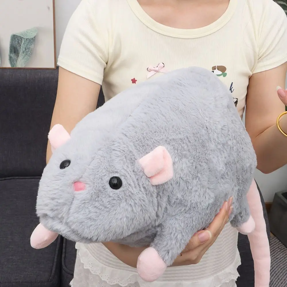 Creative 30/45/90cm Mouse Doll Plush Oversized Flower Branch Rat Doll Cartoon Soft Animal Figure Kids Gift Birthday