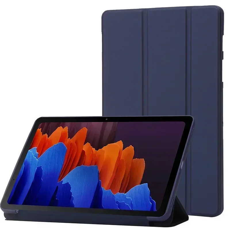 Premium Trifold PU Leather Soft TPU Back Stand Tablet Case - 12.3 Inch