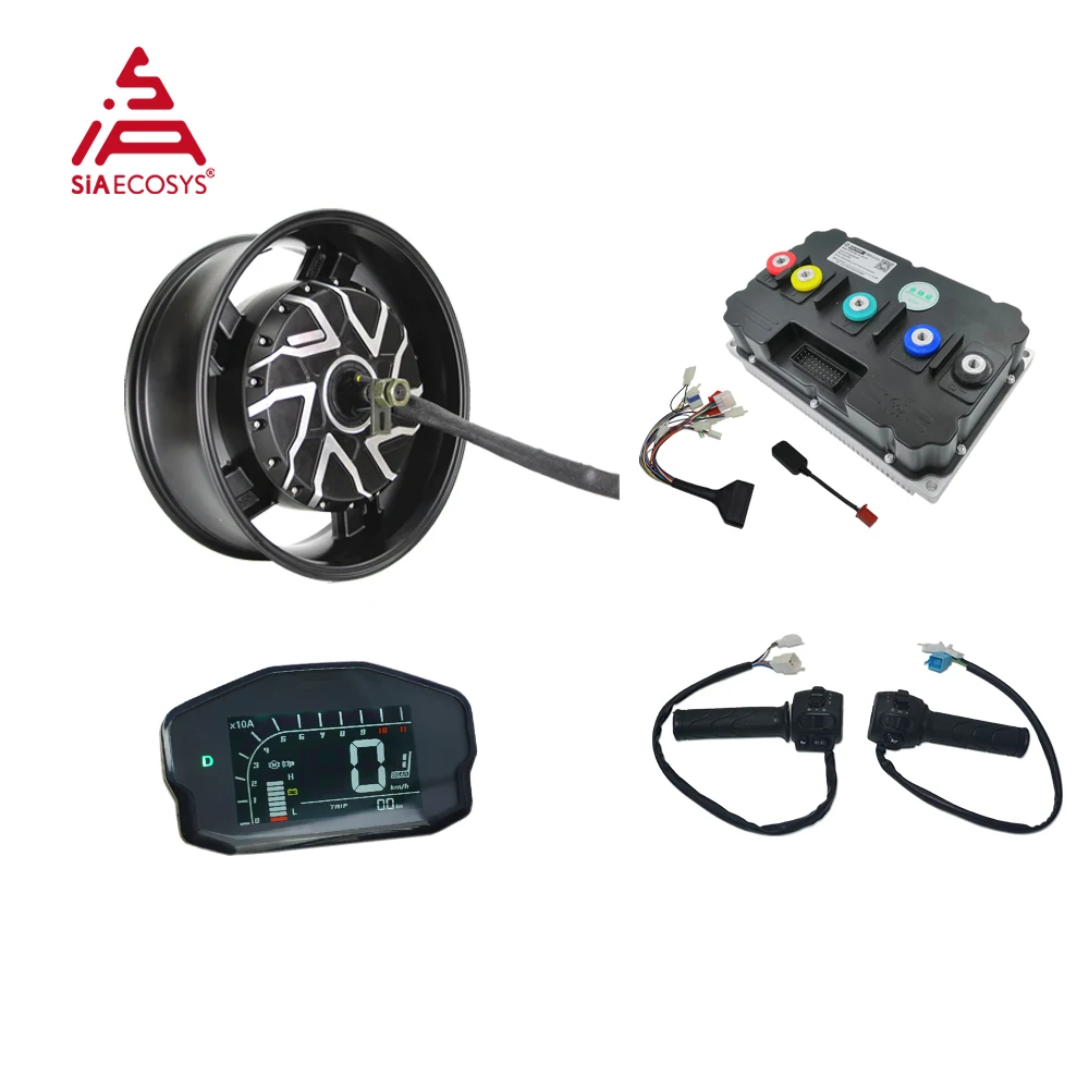 

QSMOTOR Новинка QS273 12000 Вт 17*6,0 дюймов V4 72 в 150kph высокоскоростной BLDC HubMotor с ND721200 контроллером комплекты для электрического мотоцикла