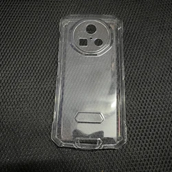 Sleek Soft Silicone Black Transparent Phone Case - Premium Protective Shell Cover for Doogee Fire 7 (Black)