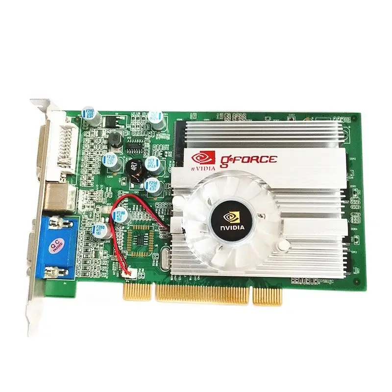 Kartu Grafis PCI FX5500 256MB VGA DVI S Terminal Mendukung