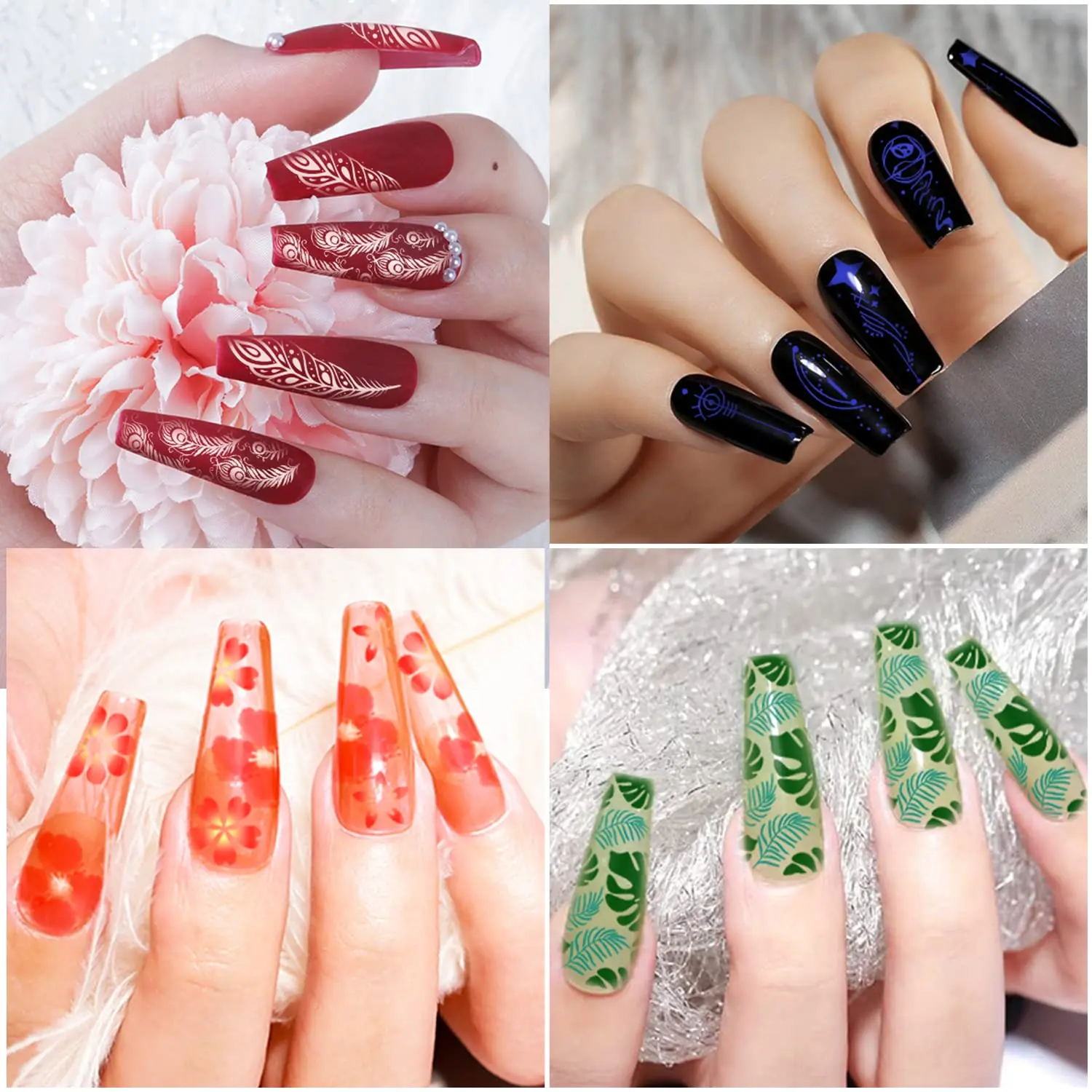 Biutee Nail Stamping Plates Template Tiger Zebra Leopard Print Animal Image Stainless Steel Stencil Nail Art Template Texture 6