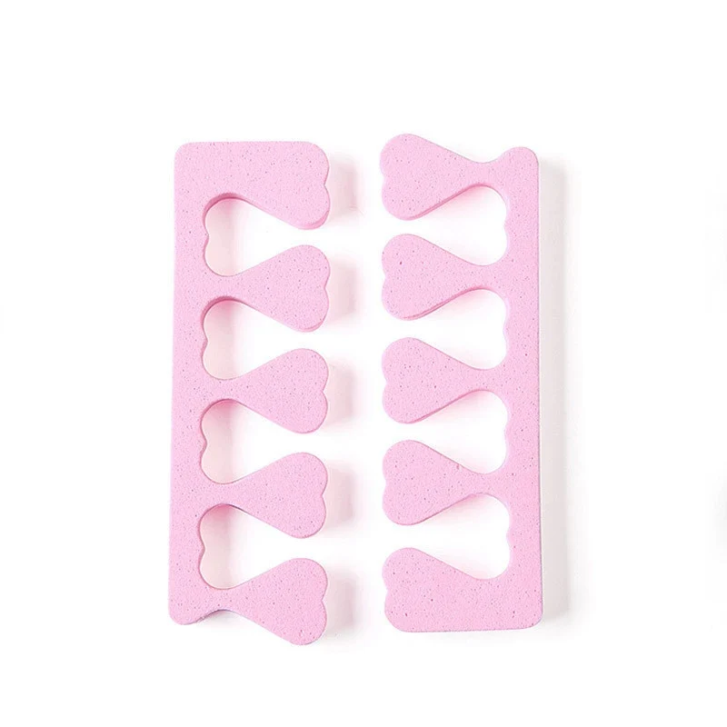 100 Pcs Sponge Toe/Finger Spacer Professional Foam Toe/Fingernail Separator Nail Polishing Holder Practical Beauty Manicure Tool