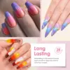 12PCS Temperature Nail Gel Set 3-Layers Change Color Polish Autumn Popular Colors Gel Soak Off UV Nail Manicure Art Varnish Kit 5