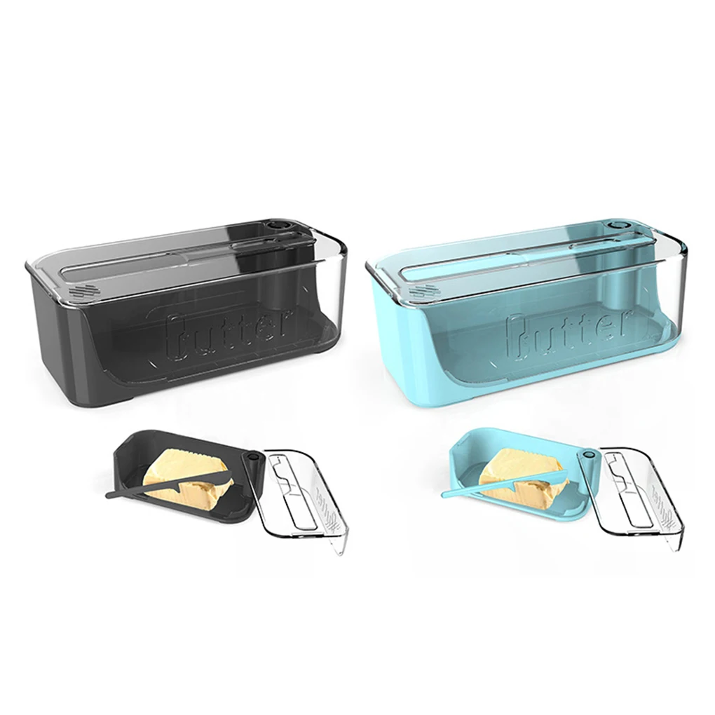 Butter Dish Cheese Cutting Butter Storage Container Kitchen Box With Covers For Cooking Preserving Serving Dessert Tray