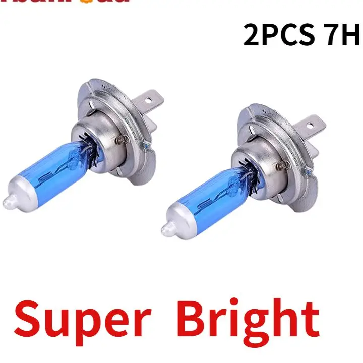 2Pcs H7 Halogen Lamp 12W 100W 6000K Led halogen Super White Car Light bulbs Headlights Auto Lamp Parking Cars h7 headlights ligh