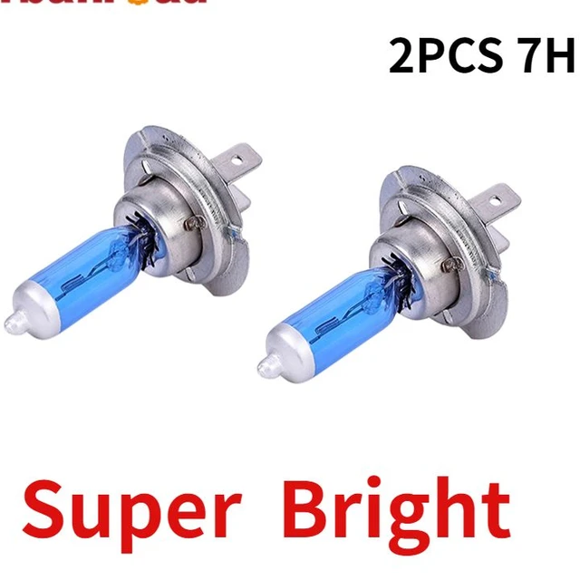 2Pcs H7 Halogen Lamp 12W 100W 6000K Led halogen Super White Car