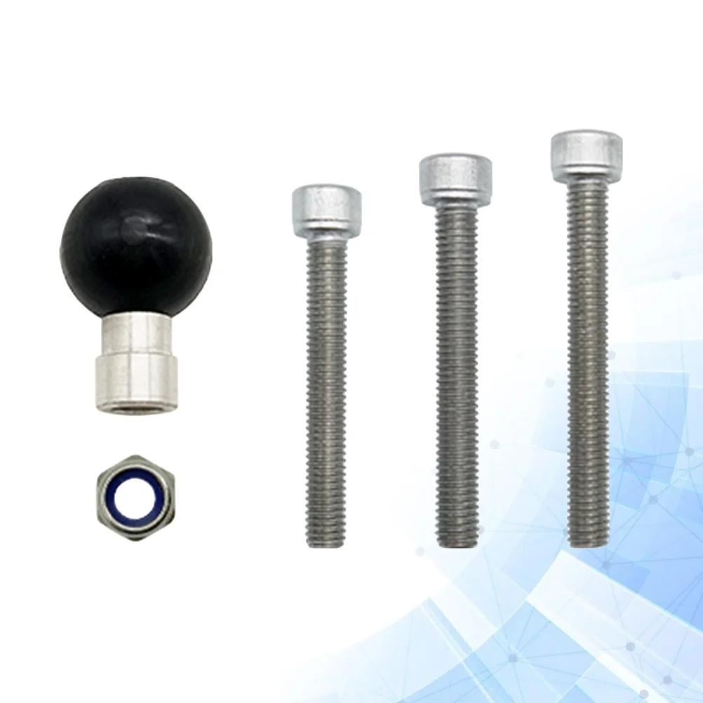 

Phone Stand Adapter M8 Screw Fixation Bracket Set Phone Holder Adapter Ball Head Kit Phone Support Adapter