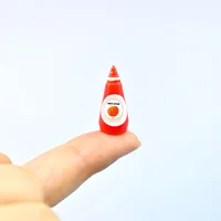 Cute Miniature Dollhouse Supermarket Food Snacks Mini Cake Wine Drink for Doll Kitchen Accessories 2