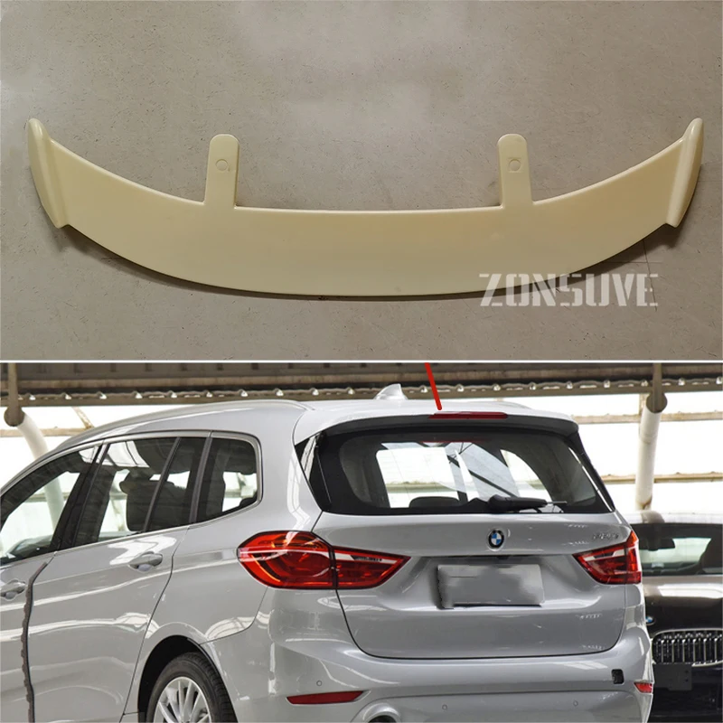 

Для 2015-2019 года BMW 2 серии F46 спойлер из АБС-пластика хэтчбек внедорожник крыша заднее крыло Корпус Комплект Аксессуары