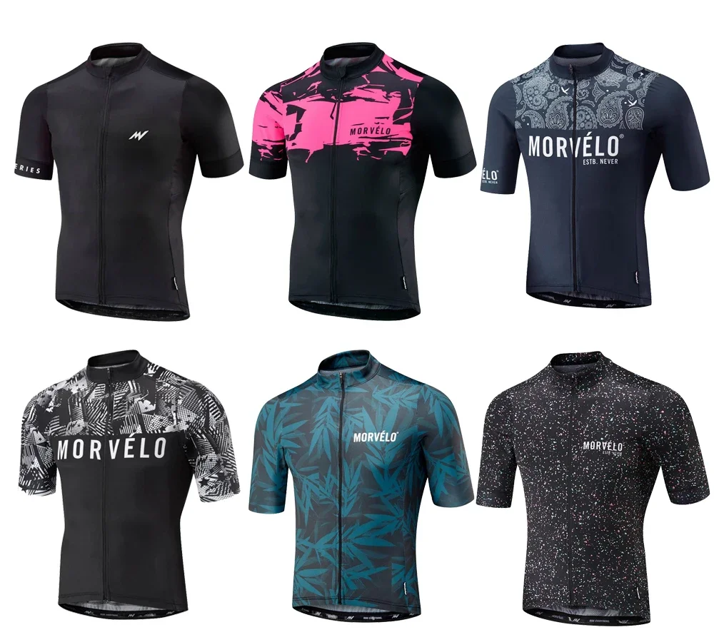 

New 2019 Morvelo Men Cycling Jersey MTB bike short sleeve bicycle tops Breathable Outdoor Sportswear maillot ropa ciclismo