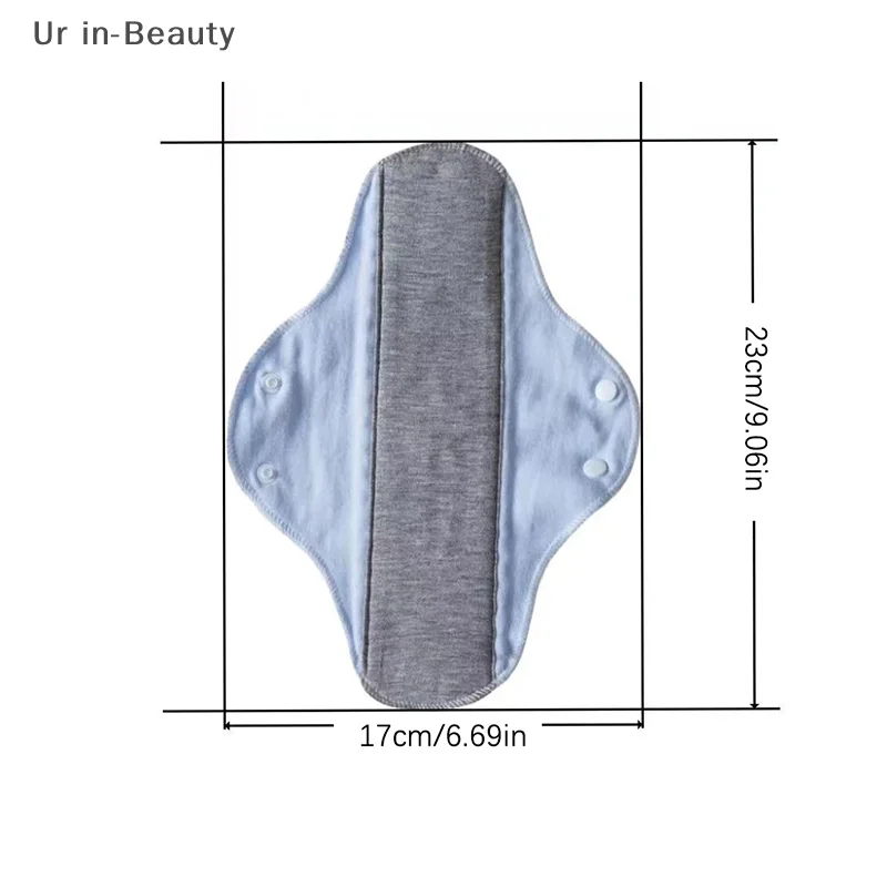 5 PCS 23CM Anti-slip Graphene Antimicrobial Sanitary Pads Reusable Care Pads Breathable Maternity Menstrual For Women