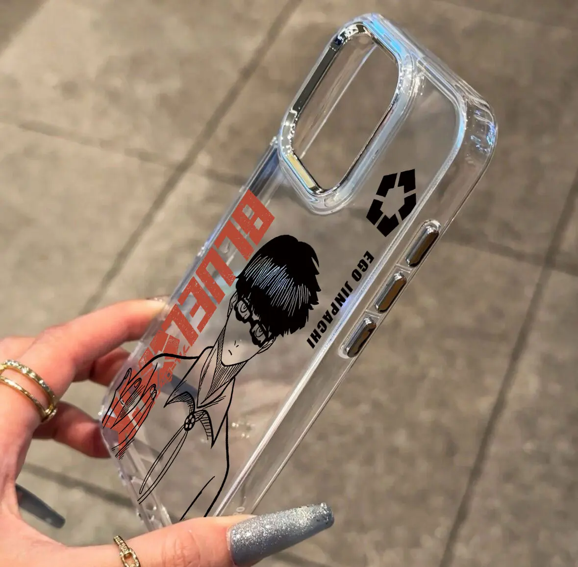 Anime BLUE LOCK Transparent Soft Phone Case