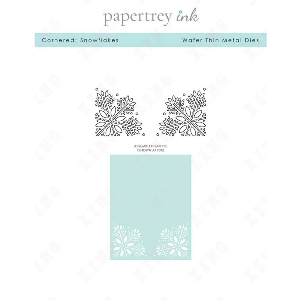 

2022 Christmas Arrival New Metal Cutting Dies Scrapbook Decoration Embossing Molds Diy Handmade Album Craft Snowflakes Templates