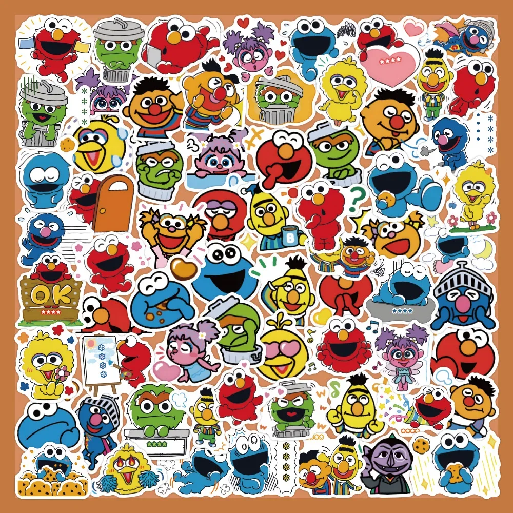 

60Pcs Cartoon Series Graffiti Stickers for Suitcases Phone Cases Laptop Helmet Skateboard Decorative Stickers DIY Toys