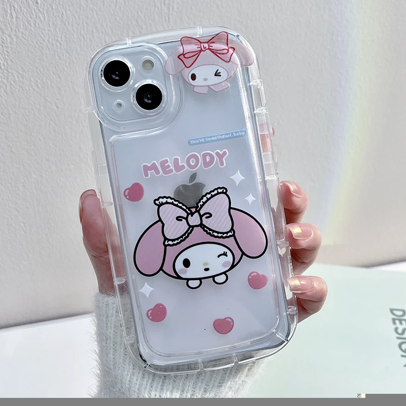 thumbnail image 1 of Hello Kitty Kuromi Clear Phone Case For Samsung Galaxy A02 A02S A03 A03S A11 A10S A20S A30S A50S M01S M02S M10S M12 M40S Cover, 1 of 5
