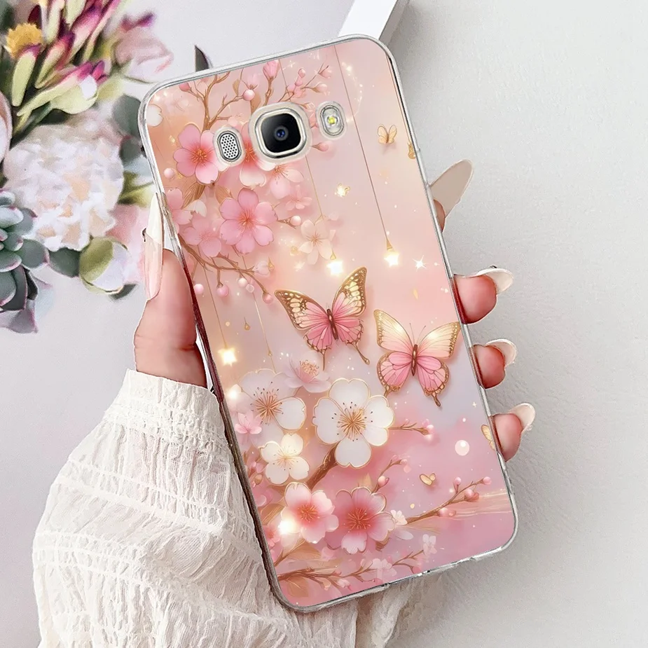 Luxury Painted Soft Silicone Phone Case - Elegant Design Cover