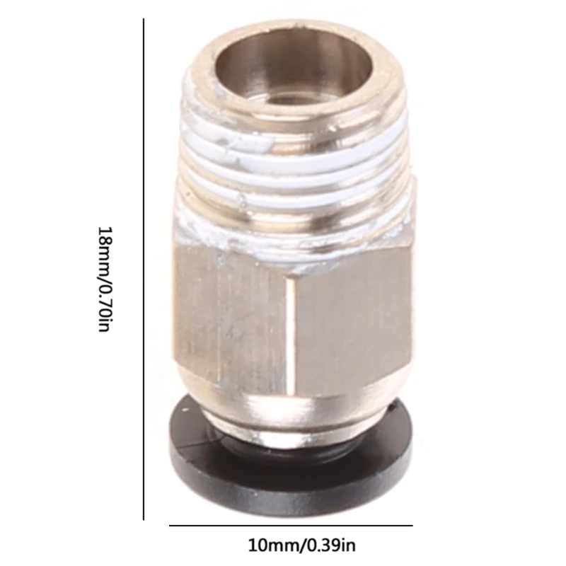10pcs 3D 프린터 공압식 퀵 커넥터 피팅 1.75mm ABS 3D 프린터