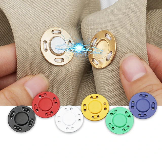 Magnetic Buttons Invisible Button for Needlework Use for  Jacket/Coat/Cardigan/Bag DIY Sewing Snap Buttons for Clothing - AliExpress